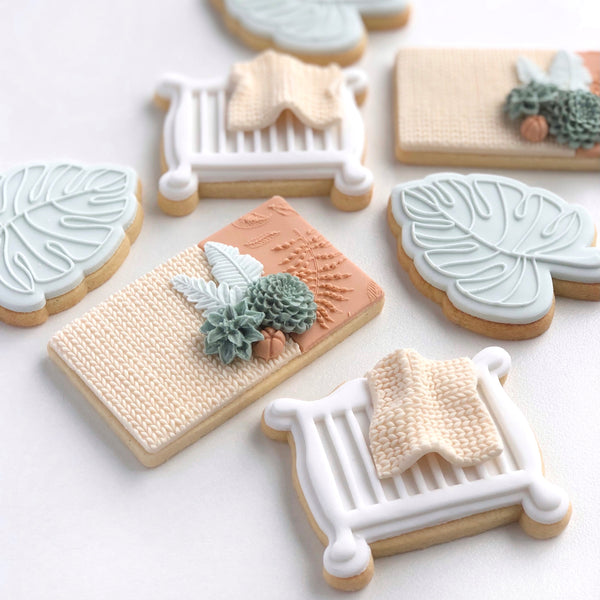 Fine knit Pattern Pop stamp