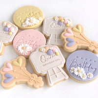 Heart Balloon SMOULD stamp with matching cutter