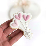 Heart Balloon SMOULD stamp with matching cutter