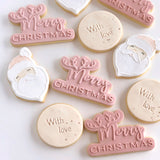 Merry Christmas Power Pop! Stamp with matching bubble cutter