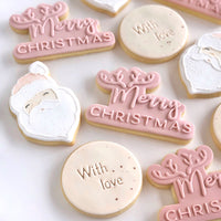 Merry Christmas Power Pop! Stamp with matching bubble cutter
