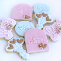 Heart Balloon SMOULD stamp with matching cutter