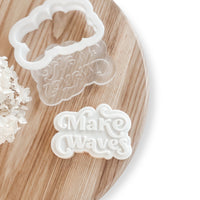 MAKE WAVES POWER POP! STAMP WITH CUTTER
