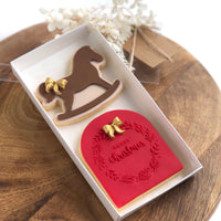 Rocking horse Power Pop! Stamp with matching cutter