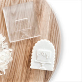 SINGLE TIER CAKE STAMP-  WITH DRIP