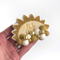 Palm Sun Stamp with matching cutter
