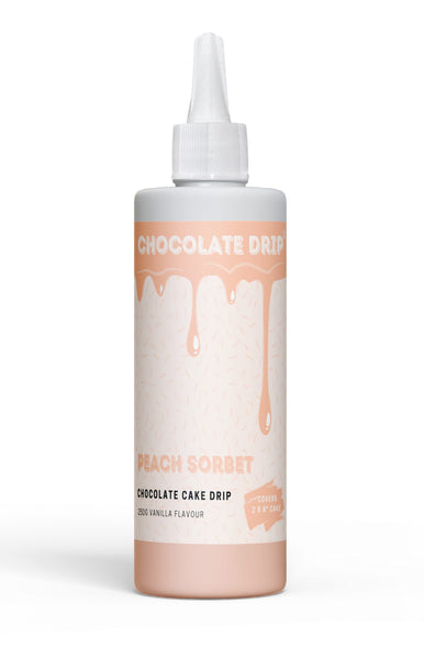 CHOCOLATE DRIP 250G PEACH SORBET. BB 07/2024
