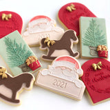 MERRY CHRISTMAS WREATH POP! STAMP (NEW LARGER PLATE SIZING!)