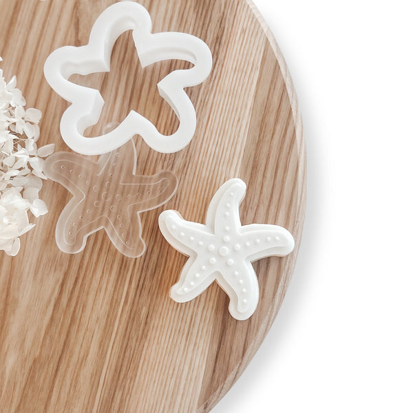 STARFISH POP STAMP WITH MATCHING CUTTER