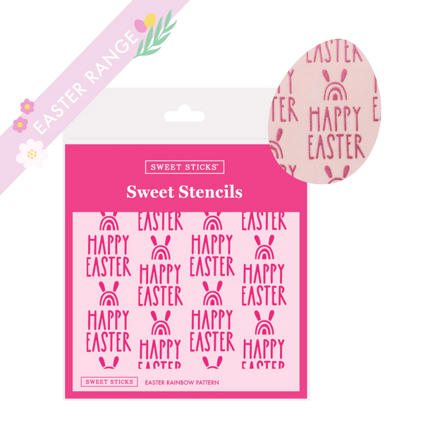 SWEET STICKS SWEET STENCILS - EASTER RAINBOW PATTERN