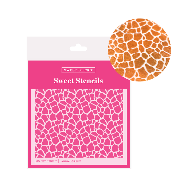 SWEET STICKS SWEET STENCILS - ANIMAL GIRAFFE