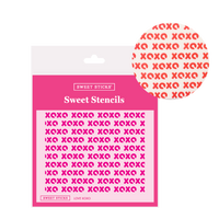 SWEET STICKS SWEET STENCILS - LOVE XOXO