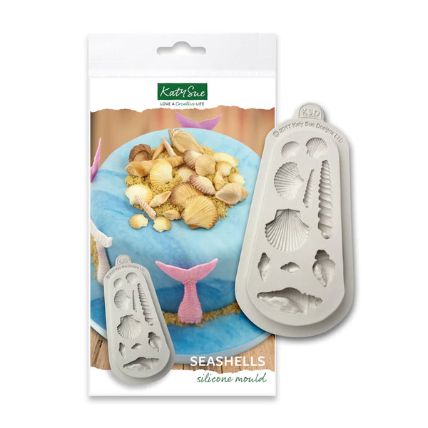 KATY SUE -SEASHELLS SILICONE MOULD