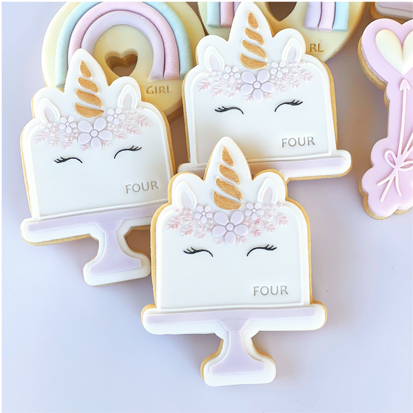 COOKIE CAKE COLLECTION - UNICORN (INSPIRED BY LITTLEKOOKIECO)