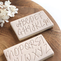 Signature Script UPPERCASE Font set -4 WEEK MANUFACTURE TIME