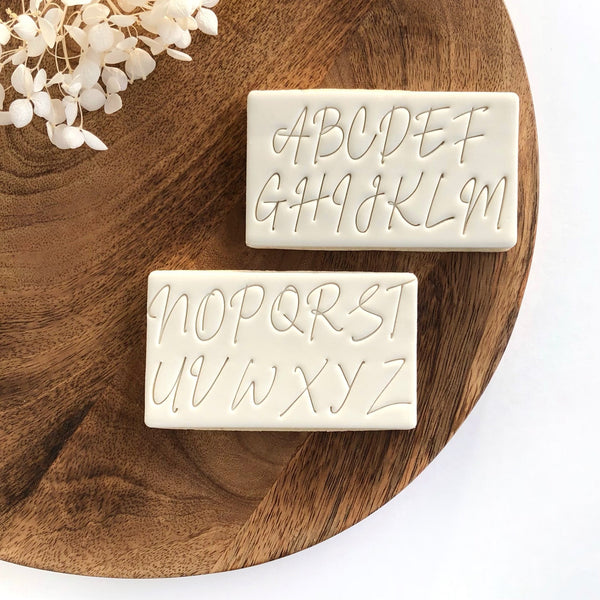 Signature Script INDIVIDUAL UPPERCASE font letters – Sweetly Impressed