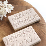 Signature Script UPPERCASE Font set -4 WEEK MANUFACTURE TIME