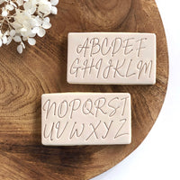 Signature Script UPPERCASE Font set -4 WEEK MANUFACTURE TIME