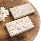 Signature Script UPPERCASE Font set -4 WEEK MANUFACTURE TIME
