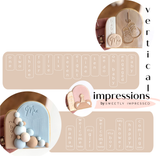 VERTICAL SANS IMPRESSION STAMP COLLECTION