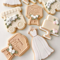 BRIDE DRESS POP STAMP WITH CUTTER