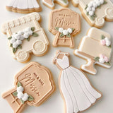 BRIDE DRESS POP STAMP WITH CUTTER