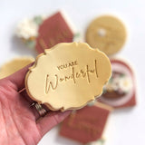 Signature Script Lowercase Font set - 2 WEEK MANUFACTURE TIME
