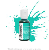 CHEFMASTER - TURQUOISE - LIQUA-GEL FOOD COLOUR - 0.70 OZ/20 GRAMS