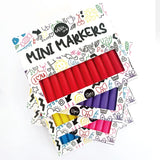 CAKE CRAFT | MINI MARKERS | PINK | 12 PACK