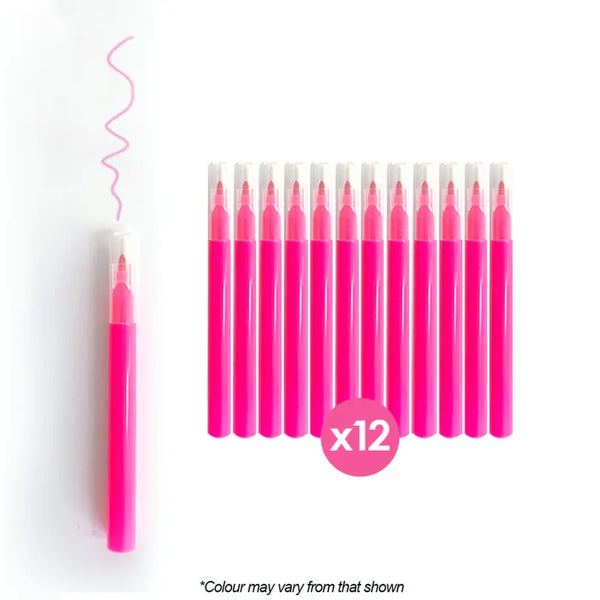 CAKE CRAFT | MINI MARKERS | PINK | 12 PACK