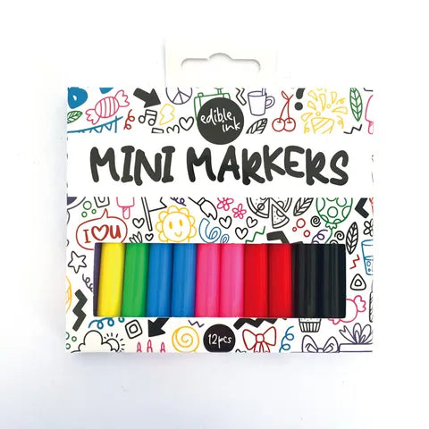 CAKE CRAFT, MINI MARKERS, ASSORTED COLOURS