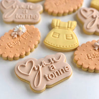 Discontinued - Love you a tonne Power Pop! stamp with bubble cutter