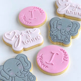 Discontinued - Love you a tonne Power Pop! stamp with bubble cutter