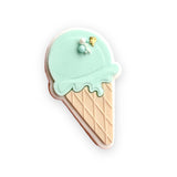 ICE CREAM POP STAMP WITH MATCHING CUTTER