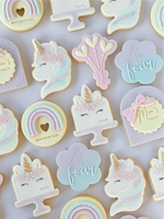 UNICORN POP STAMP WITH MATCHING CUTTER