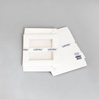 LOYAL WHITE Cookie Box Square 15.5x15.5x3cm